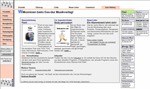 Ces-dur Homepage 2006